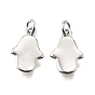 Латунные подвески, hamsa hand charms, стойки покрытие, прочное покрытие, без кадмия и без свинца, с целью перехода в кольце