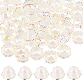 60 шт., акриловые колпачки с УФ-покрытием, цветок