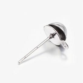 304 Stainless Steel Stud Earring Findings