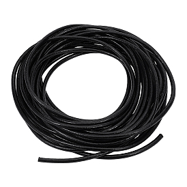 10 ярдов круглого шнура из коровьей кожи, кожаный шнурок для браслетов ожерелья