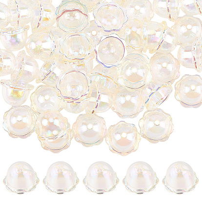 60 шт., акриловые колпачки с УФ-покрытием, цветок