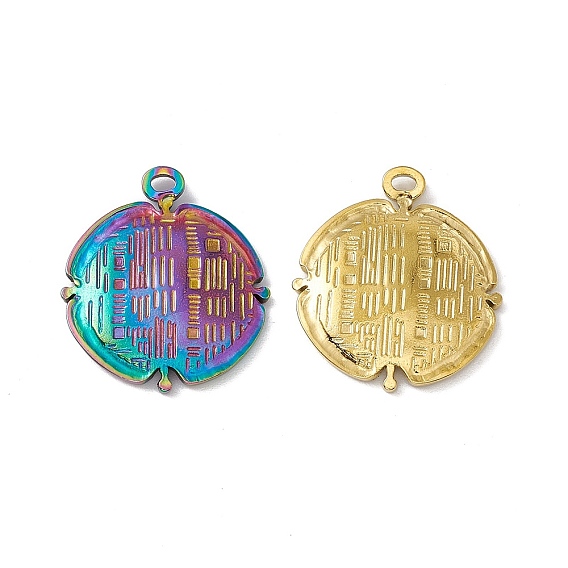 304 подвески из нержавеющей стали, плоские круглые прелести, 