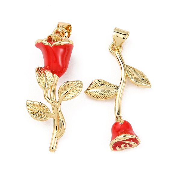 Латунь эмаль подвески, цветок, стойки покрытие, долговечный, без свинца и без кадмия