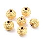 Rack Plating Alloy Beads, Cadmium Free & Lead Free, Long-Lasting Plated, Round