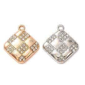 Pendentifs en alliage, charmes de losange