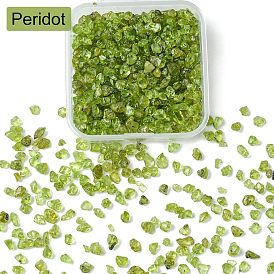 60G Natural Peridot Beads, No-hole/Undrilled, Chip