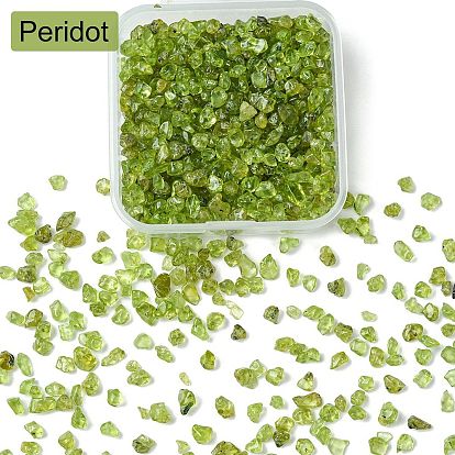 60g natürliche Peridotperlen, ohne Loch/ungebohrt, Chip