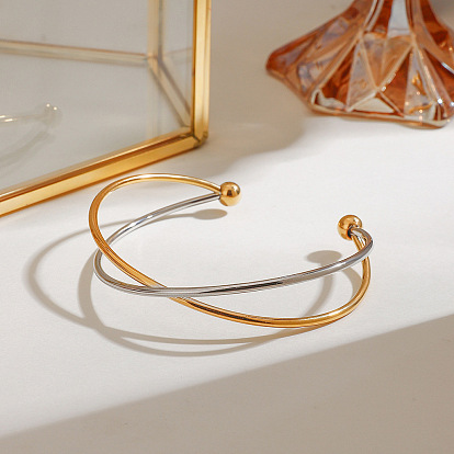 304 женские браслеты-манжеты из нержавеющей стали