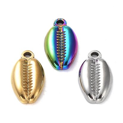 304 подвески из нержавеющей стали, шарм из ракушек