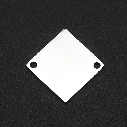 201 соединительные звенья нержавеющие, лазерная резка, ромб