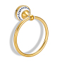 201 Кольцо для полотенец в ванной комнате из нержавеющей стали и фарфора, настенный держатель для полотенец