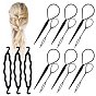 Versatile Hair Styling Set with Bun Maker, Donut & French Twist Pins - Various Sizes Available