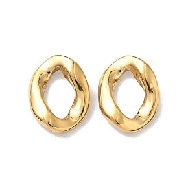 304 нержавеющей стали связывающий кольца, витых овальных, ионное покрытие (ip)