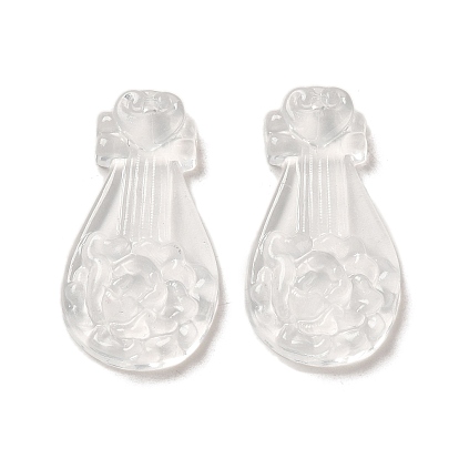 Transparent Acrylic Pendants, Musical Instruments
