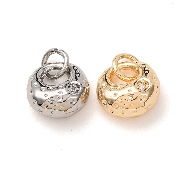 Латунные микро проложить кубического циркония подвески, с целью перехода в кольце, стойки покрытие, долговечный, кольцо очарование