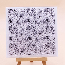 Paisley Clear Silicone Stamps, for DIY Scrapbooking, Photo Album Decorative, Cards Making, Stamp Sheets