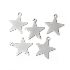 201 Stainless Steel Pendants, Star