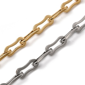 304 цепи из костяных звеньев из нержавеющей стали, несварные, ионное покрытие (ip)