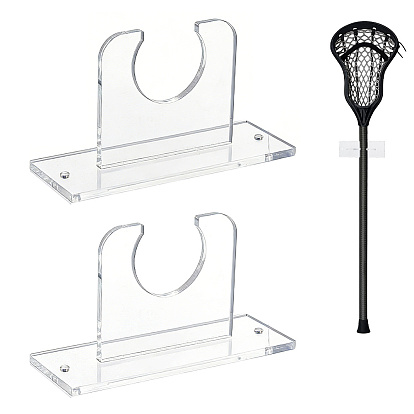 Acrylic Softball Bat Display Stand, with Screw and Plug