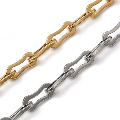 304 цепи из костяных звеньев из нержавеющей стали, несварные, ионное покрытие (ip)