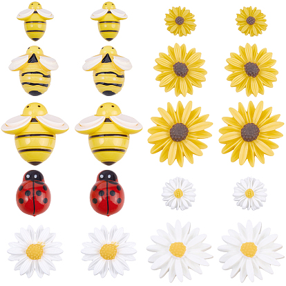 100 pcs 10 estilos cabujones de resina, Para la decoración de teléfonos
