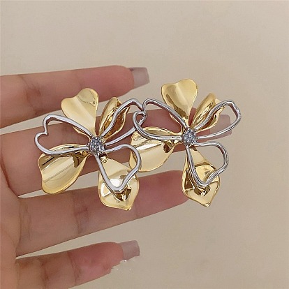 Серьги сплава, цветок