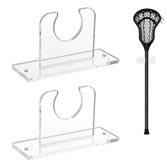 Acrylic Softball Bat Display Stand, with Screw and Plug