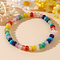 Браслеты из натуральных смешанных драгоценных камней и абакуса для женщин