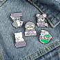 Cute Cartoon Animal Brooch Pin for Bags, Clothes and Accessories (15 words)