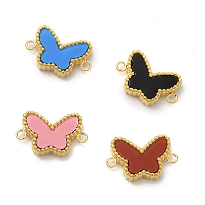 Вакуумное покрытие pvd позолоченные 304 подвески-соединители из нержавеющей стали, с акриловой, ссылки бабочки