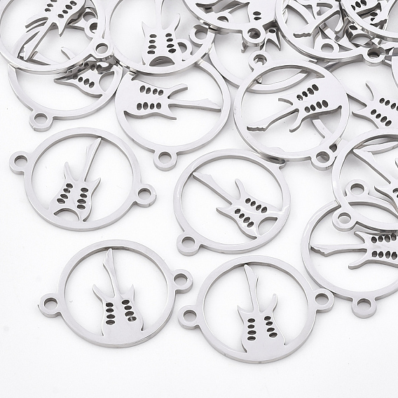 201 соединительные звенья нержавеющие, лазерная резка, плоский тур с гитарой