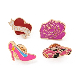 Alloy Brooches, Enamel Pins, for Backpack Cloth