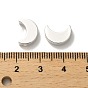 Brass Beads, Long-Lasting Plated, Moon