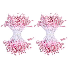 1 Экологически чистая сумка с матовым гипсовым цветочным сердечником, двойные головки цветок тычинка пестик, для изготовления искусственных цветов, альбом для вырезок, украшение дома