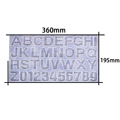 Буква A~Z и цифра 0~9 силиконовые формы своими руками, формы для литья смолы, для уф-смолы, изготовление изделий из эпоксидной смолы