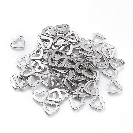 304 Stainless Steel Links Connectors, Heart
