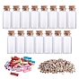 DIY Making, Glass Jar Bead Containers, No Hole Spiral Shell Beads and DIY Paper Slip Rolls Pills