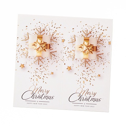 Christmas Theme Self-Adhesive Stickers, for Party Decorative Presents, Rectangle