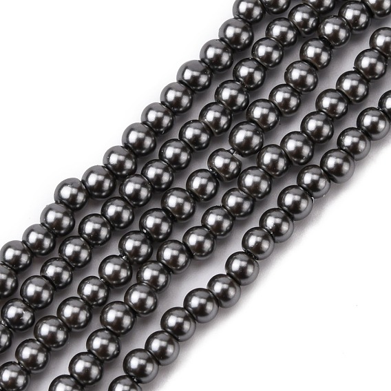 Perlas de vidrio ecológicas, pearlized, rondo