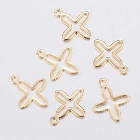 201 Stainless Steel Tiny Cross Charms
