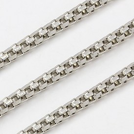 304 Stainless Steel Network Chains, Soldered, 2.5mm