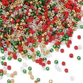 4 цвета 15/0 рождественские круглые бисеринки Toho, 557 & 161 & 27b & 45a