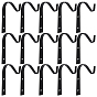 15 Bags Iron Wall Hooks, with Screw