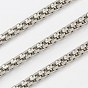 304 Stainless Steel Network Chains, Soldered, 2.5mm