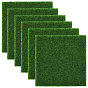 6шт. полиэстеровый искусственный газон, для украшения дома на свадьбу своими руками, квадратный