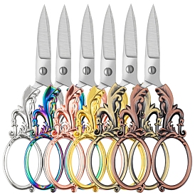 Stainless Steel Scissors, Embroidery Scissors, Sewing Scissors, with Zinc Alloy Handle