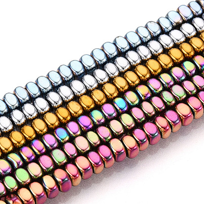 Гальванические нити из синтетических немагнитных гематитовых бусин, вакуумное покрытие pvd, квадратный