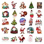 50Pcs Christmas Santa Claus Snowman Stickers, Merry Xmas Decoration for Party