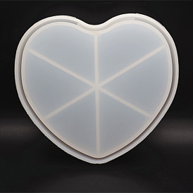 DIY Handbag Silicone Molds, Resin Casting Molds, For UV Resin, Epoxy Resin Jewelry Making, Heart