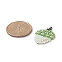 3Pcs 3 Color Handmade MIYUKI Japanese Seed Loom Pattern Seed Beads, Acorn Pendants